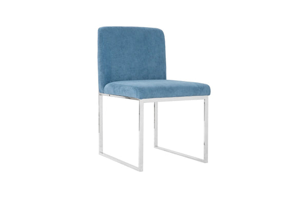 Phillips Collection Home Phillips Collection Frozen Dining Chair, Corduroy Blue