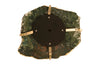 Phillips Collection Home Phillips Collection Gem Wall Tile in Brass Setting, Glacier Charcoal