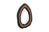 Phillips Collection Home Oversized LTL - Rate to be Quoted Phillips Collection Geode Mirror, Black And Gold, Matte
