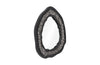 Phillips Collection Home Oversized LTL - Rate to be Quoted Phillips Collection Geode Mirror, Black And Silver, Matte