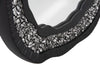 Phillips Collection Home Oversized LTL - Rate to be Quoted Phillips Collection Geode Mirror, Black And Silver, Matte
