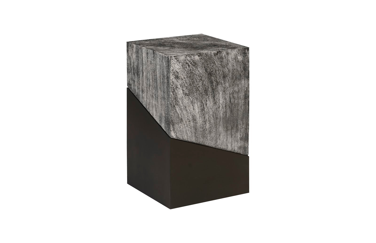 Phillips Collection Home Phillips Collection Geometry Side Table, Gray Stone
