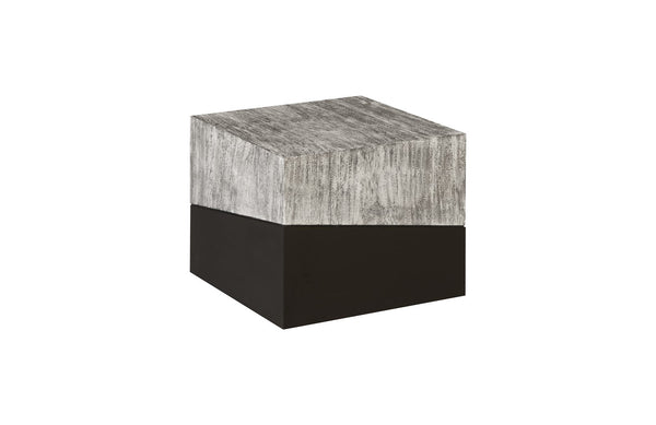 Phillips Collection Home Phillips Collection Geometry Side Table, Gray Stone