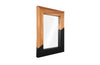 Phillips Collection Home Oversized LTL - Rate to be Quoted Phillips Collection Geometry Wood Mirror, Natural,Black