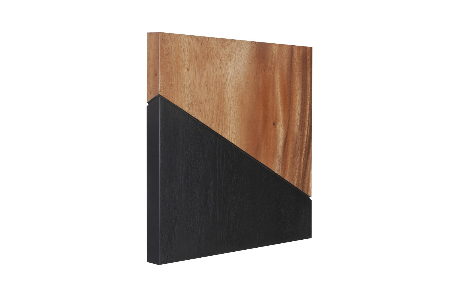 Phillips Collection Home Phillips Collection Geometry Wood Wall Tiles, Chamcha Wood, Natural, Black