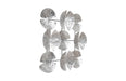 Phillips Collection Home Oversized LTL - Rate to be Quoted Phillips Collection Ginkgo Leaf Wall Art, 9 Leaves, Silver