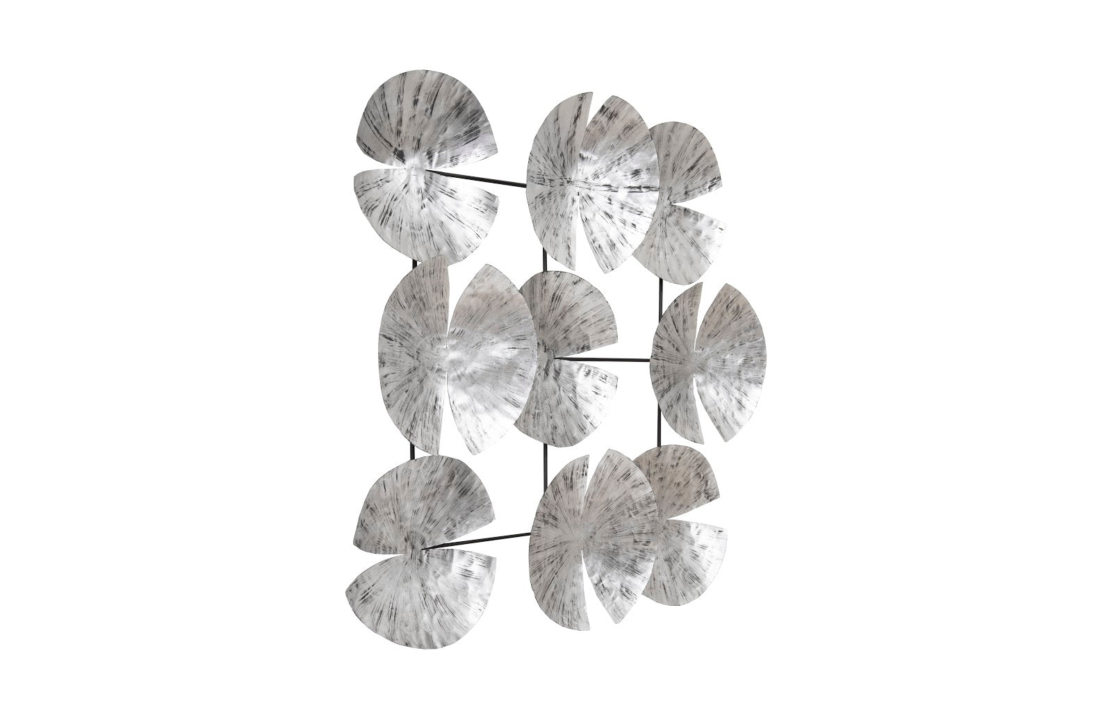 Phillips Collection Home Oversized LTL - Rate to be Quoted Phillips Collection Ginkgo Leaf Wall Art, 9 Leaves, Silver