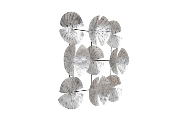 Phillips Collection Home Oversized LTL - Rate to be Quoted Phillips Collection Ginkgo Leaf Wall Art, 9 Leaves, Silver