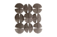Phillips Collection Home Oversized LTL - Rate to be Quoted Phillips Collection Ginkgo Leaf Wall Art, 9 Leaves, Silver