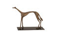 Phillips Collection Home Phillips Collection Greyhound on Black Metal Base, Resin, Bronze Finish