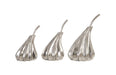 Phillips Collection Home Phillips Collection Hand Dipped Pears Set of 3, Silver Leaf