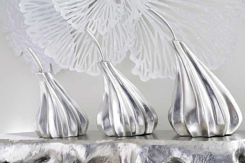 Phillips Collection Home Phillips Collection Hand Dipped Pears Set of 3, Silver Leaf
