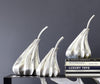Phillips Collection Home Phillips Collection Hand Dipped Pears Set of 3, Silver Leaf
