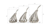 Phillips Collection Home Phillips Collection Hand Dipped Pears Set of 3, Silver Leaf