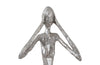 Phillips Collection Home Phillips Collection Hear No Evil Slender Sculpture, Small, Resin, Silver Leaf