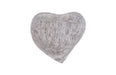 Phillips Collection Home Phillips Collection Heart Wall Tile, Chamcha Wood, Gray Stone Finish