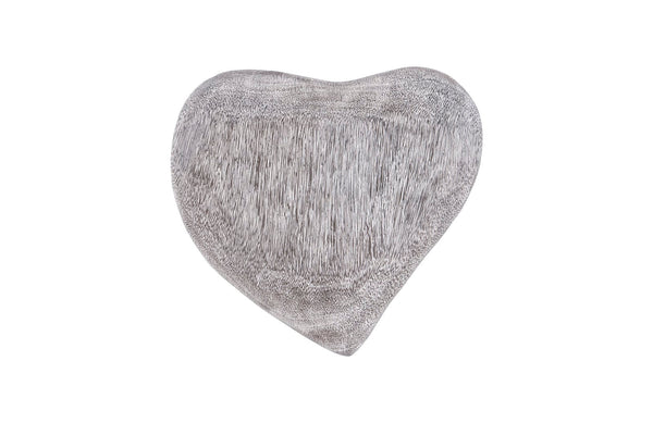 Phillips Collection Home Phillips Collection Heart Wall Tile, Chamcha Wood, Gray Stone Finish