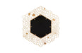 Phillips Collection Home Oversized LTL - Rate to be Quoted Phillips Collection Hexagon Honeycomb Mirror Brass