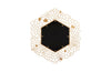 Phillips Collection Home Oversized LTL - Rate to be Quoted Phillips Collection Hexagon Honeycomb Mirror Brass