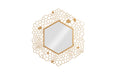 Phillips Collection Home Oversized LTL - Rate to be Quoted Phillips Collection Hexagon Honeycomb Mirror Brass