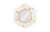 Phillips Collection Home Oversized LTL - Rate to be Quoted Phillips Collection Hexagon Honeycomb Mirror Brass