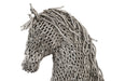 Phillips Collection Home Oversized LTL - Rate to be Quoted Phillips Collection Horse Pipe Sculpture, Rearing, Stainless Steel