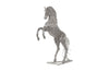 Phillips Collection Home Oversized LTL - Rate to be Quoted Phillips Collection Horse Pipe Sculpture, Rearing, Stainless Steel