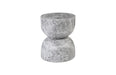 Phillips Collection Home Phillips Collection Hour Glass Side Table, Gray Stone