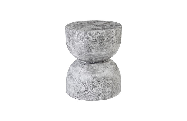 Phillips Collection Home Phillips Collection Hour Glass Side Table, Gray Stone