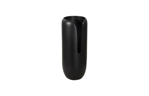 Phillips Collection Home Phillips Collection Interval Wood Vase, Black, Medium