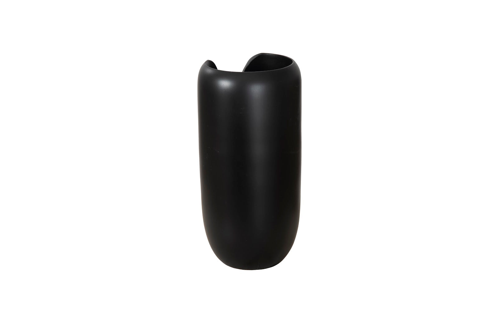 Phillips Collection Home Phillips Collection Interval Wood Vase, Black, Small