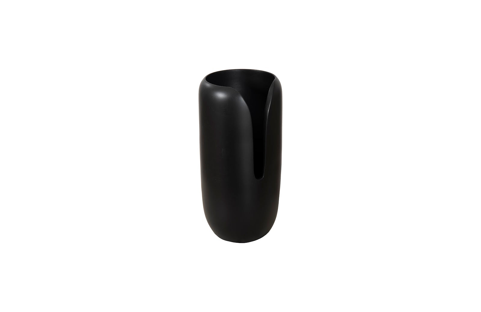 Phillips Collection Home Phillips Collection Interval Wood Vase, Black, Small