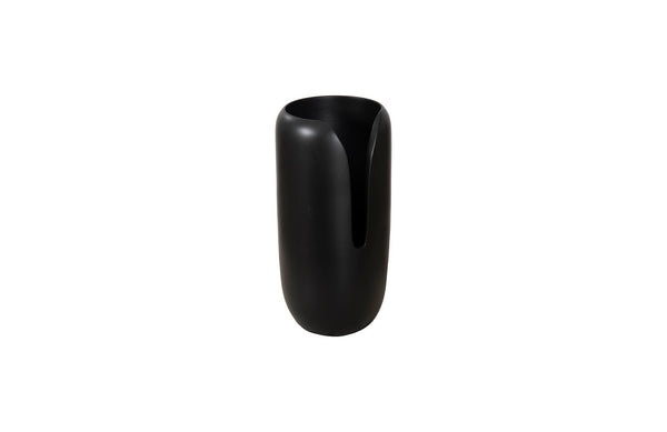 Phillips Collection Home Phillips Collection Interval Wood Vase, Black, Small