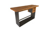 Phillips Collection Home Oversized LTL - Rate to be Quoted Phillips Collection Iron Frame Standing Desk with Drawers, Natural, Bar Height