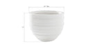 Phillips Collection Home Oversized LTL - Rate to be Quoted Phillips Collection June Planter, White, XS