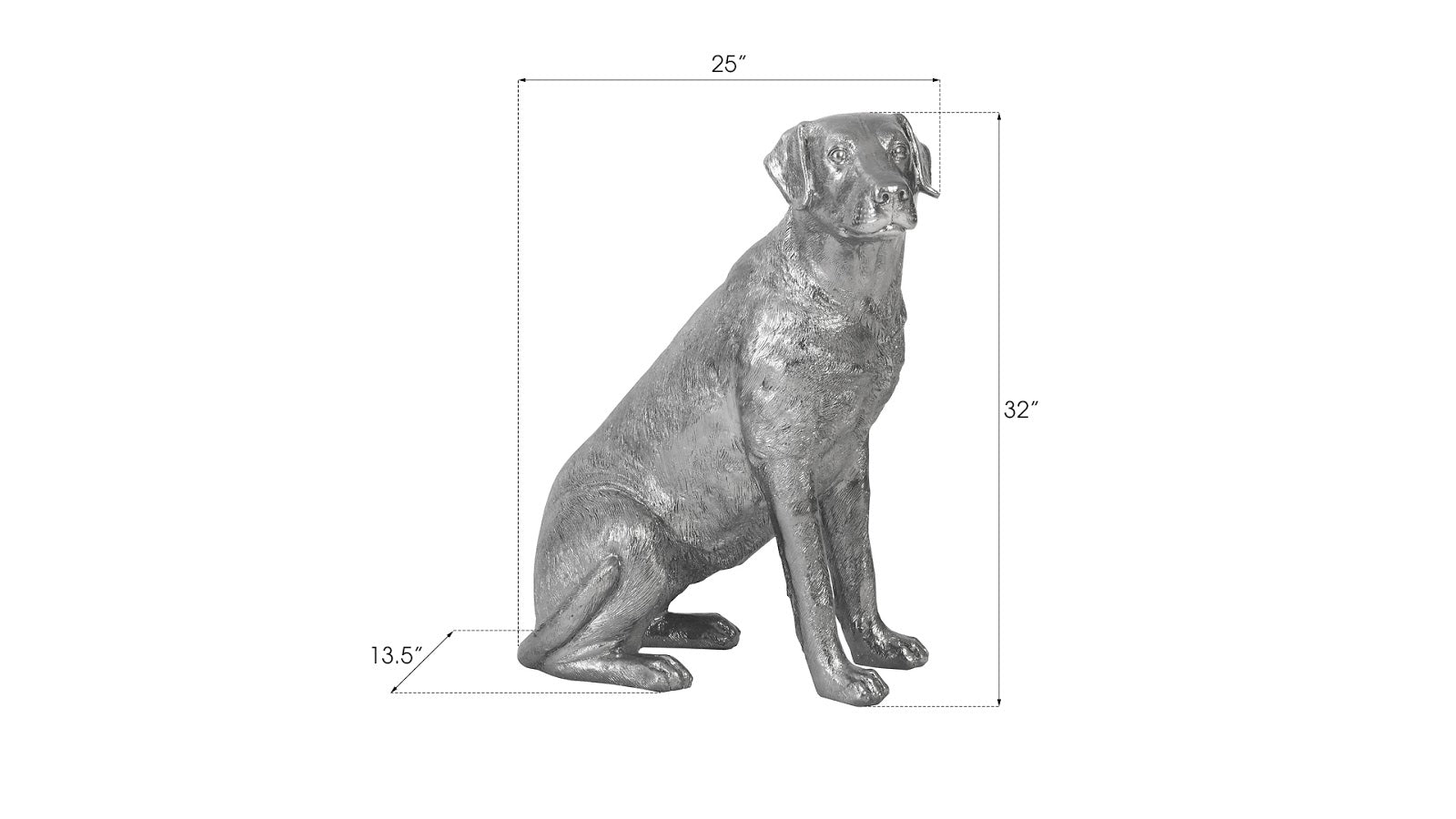 Phillips Collection Home Phillips Collection Labrador, Liquid Silver