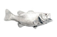 Phillips Collection Home Phillips Collection Large Mouth Bass Fish Wall Sculpture, Resin, Silver Leaf