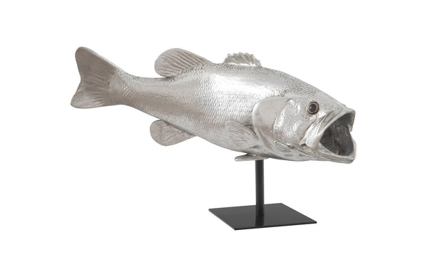 Phillips Collection Home Phillips Collection Large Mouth Bass Fish, with Stand
