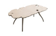 Phillips Collection Home Oversized LTL - Rate to be Quoted Phillips Collection Lava Coffee Table on Iron Legs