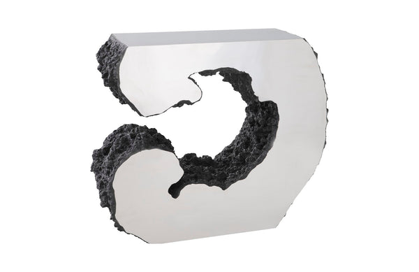 Phillips Collection Home Oversized LTL - Rate to be Quoted Phillips Collection Lava Console Table, Stainless Steel