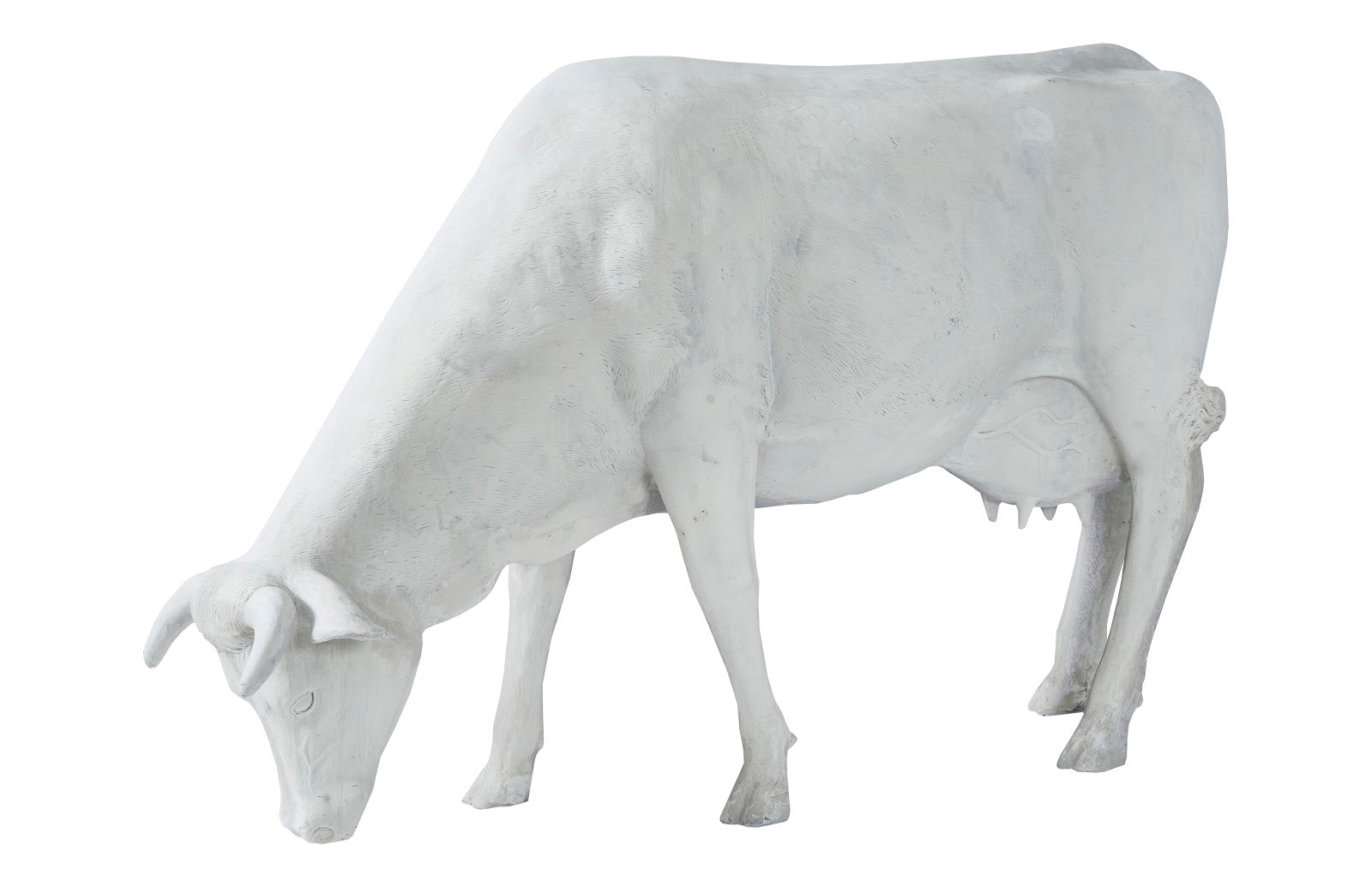 Phillips Collection Home Oversized LTL - Rate to be Quoted Phillips Collection Life Size Cow, Grazing, Off White
