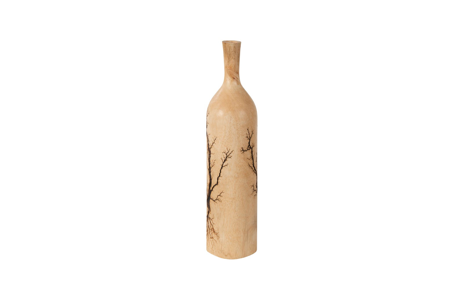 Phillips Collection Home Phillips Collection Lightning Bottle, Mango Wood, Long Neck