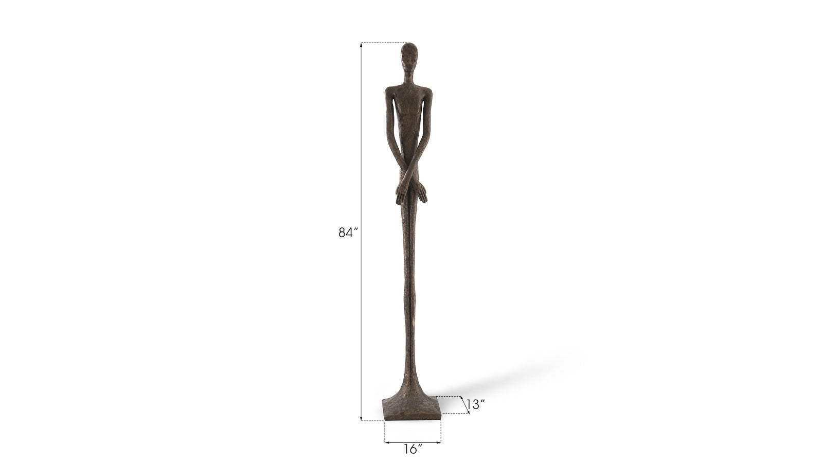 Phillips Collection Home Oversized LTL - Rate to be Quoted Phillips Collection Lloyd Sculpture, Resin, Bronze Finish