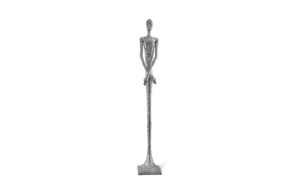 Phillips Collection Home Oversized LTL - Rate to be Quoted Phillips Collection Lloyd Sculpture, Resin, Silver Leaf
