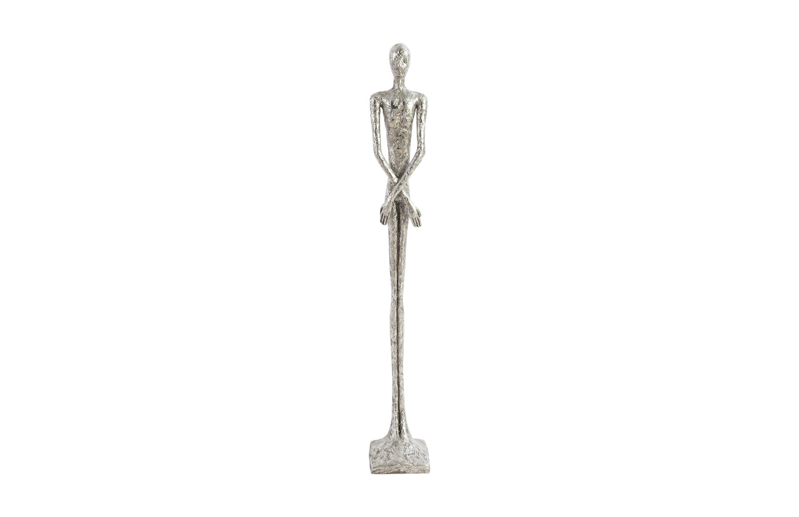 Phillips Collection Home Phillips Collection Lloyd Sculpture, Small, Resin, Silver Leaf