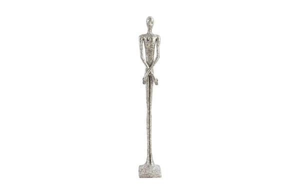 Phillips Collection Home Phillips Collection Lloyd Sculpture, Small, Resin, Silver Leaf