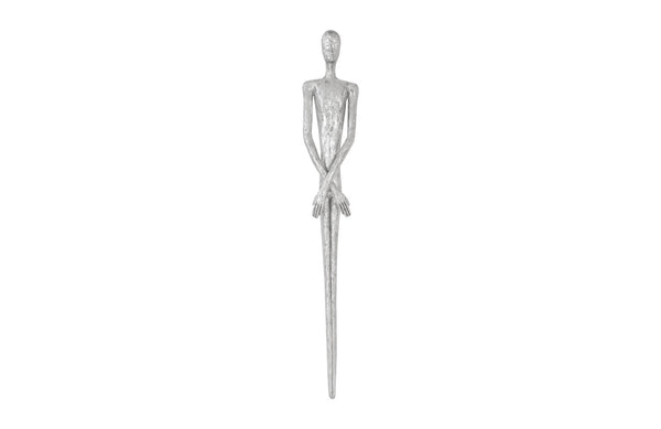 Phillips Collection Home Phillips Collection Lloyd Wall Sculpture, Resin, Silver Leaf