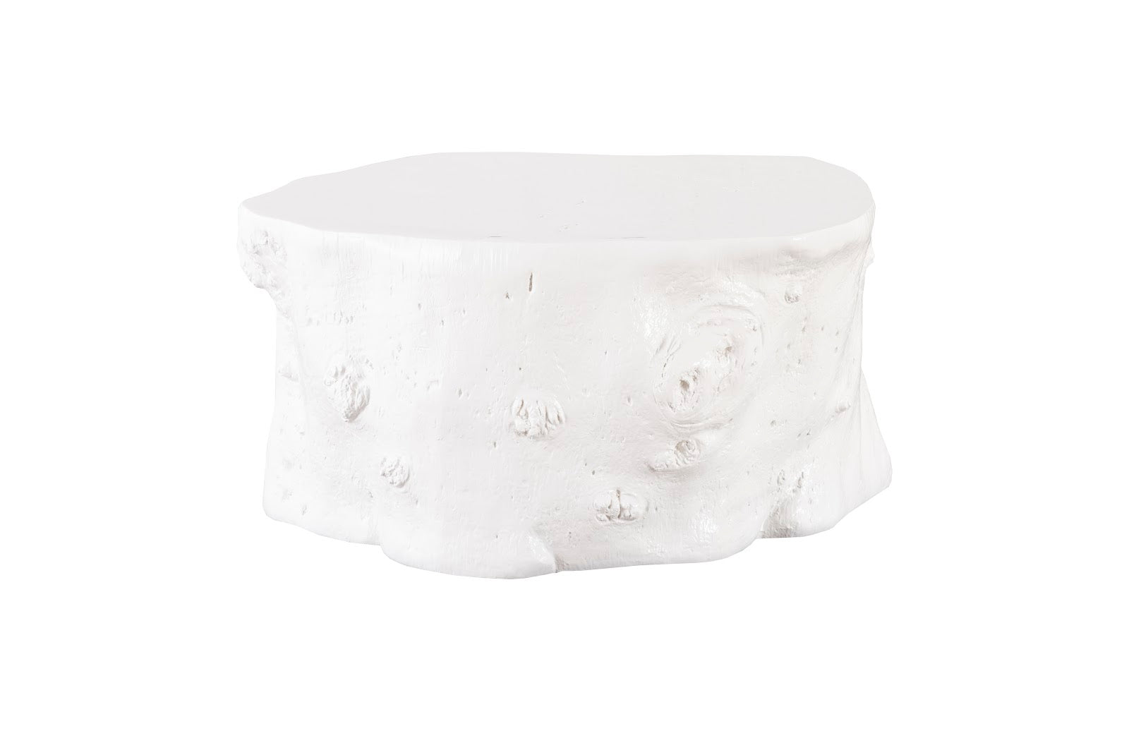 Phillips Collection Home Oversized LTL - Rate to be Quoted Phillips Collection Log Coffee Table, Gel Coat White