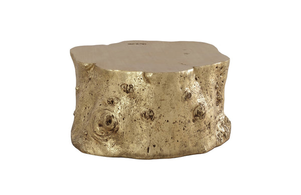 Phillips Collection Home Oversized LTL - Rate to be Quoted Phillips Collection Log Coffee Table, Gold Leaf