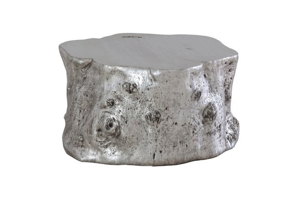 Phillips Collection Home Oversized LTL - Rate to be Quoted Phillips Collection Log Coffee Table, Silver Leaf